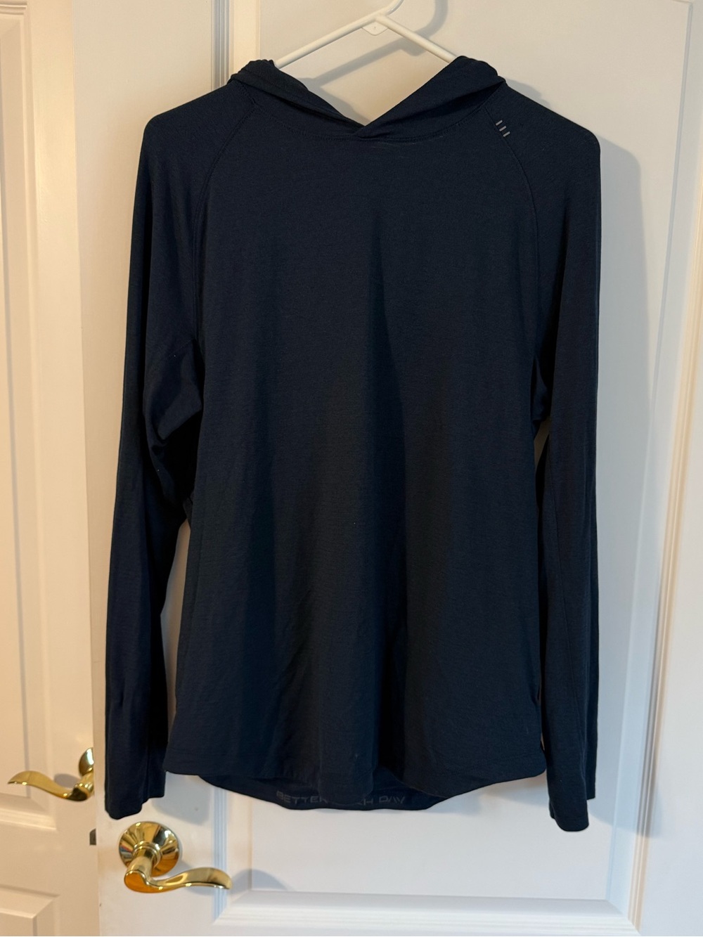 Lululemon Men's Long-Sleeve Hooded Shirt — Navy